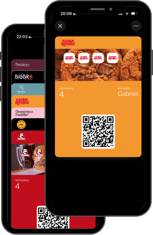 Pase de fidelización Stamply en Apple Wallet