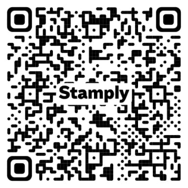 Código QR para instalar la tarjeta de prueba de Stamply