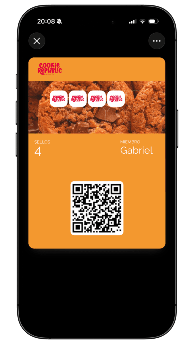Tarjeta de fidelización digital en Apple Wallet