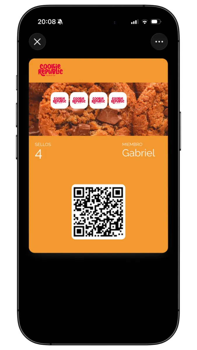 Tarjeta de fidelización digital en Apple Wallet
