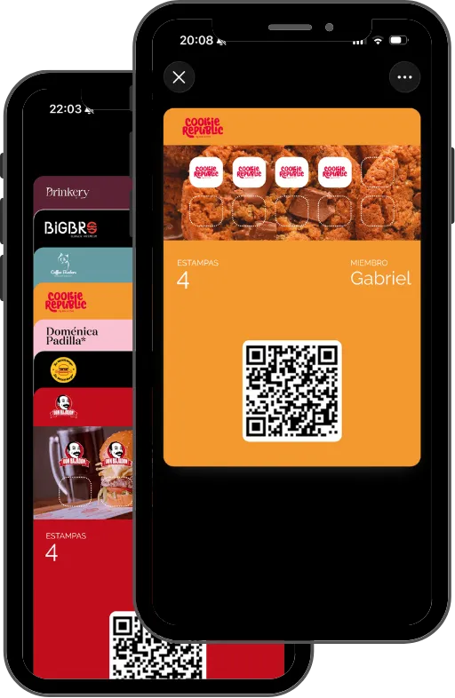 Pase de fidelización Stamply en Apple Wallet